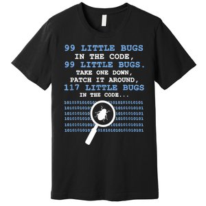 Technology Software Script HTML Network 99 Little Bugs Premium T-Shirt