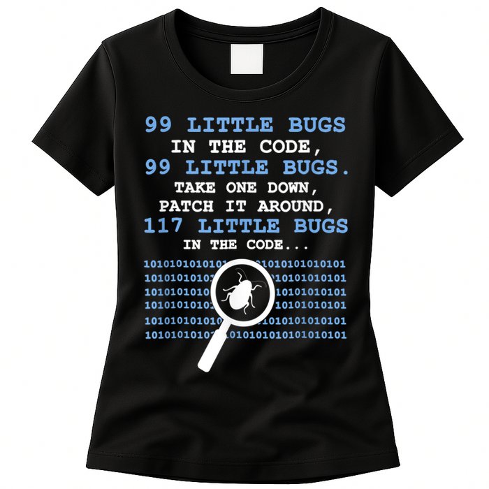 Technology Software Script HTML Network 99 Little Bugs Women's T-Shirt
