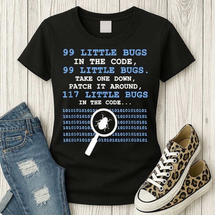 Technology Software Script HTML Network 99 Little Bugs Women's T-Shirt