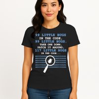 Technology Software Script HTML Network 99 Little Bugs Women's T-Shirt