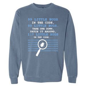 Technology Software Script HTML Network 99 Little Bugs Garment-Dyed Sweatshirt