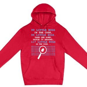 Technology Software Script HTML Network 99 Little Bugs Premium Pullover Hoodie