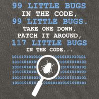 Technology Software Script HTML Network 99 Little Bugs Cotton Canvas Backpack