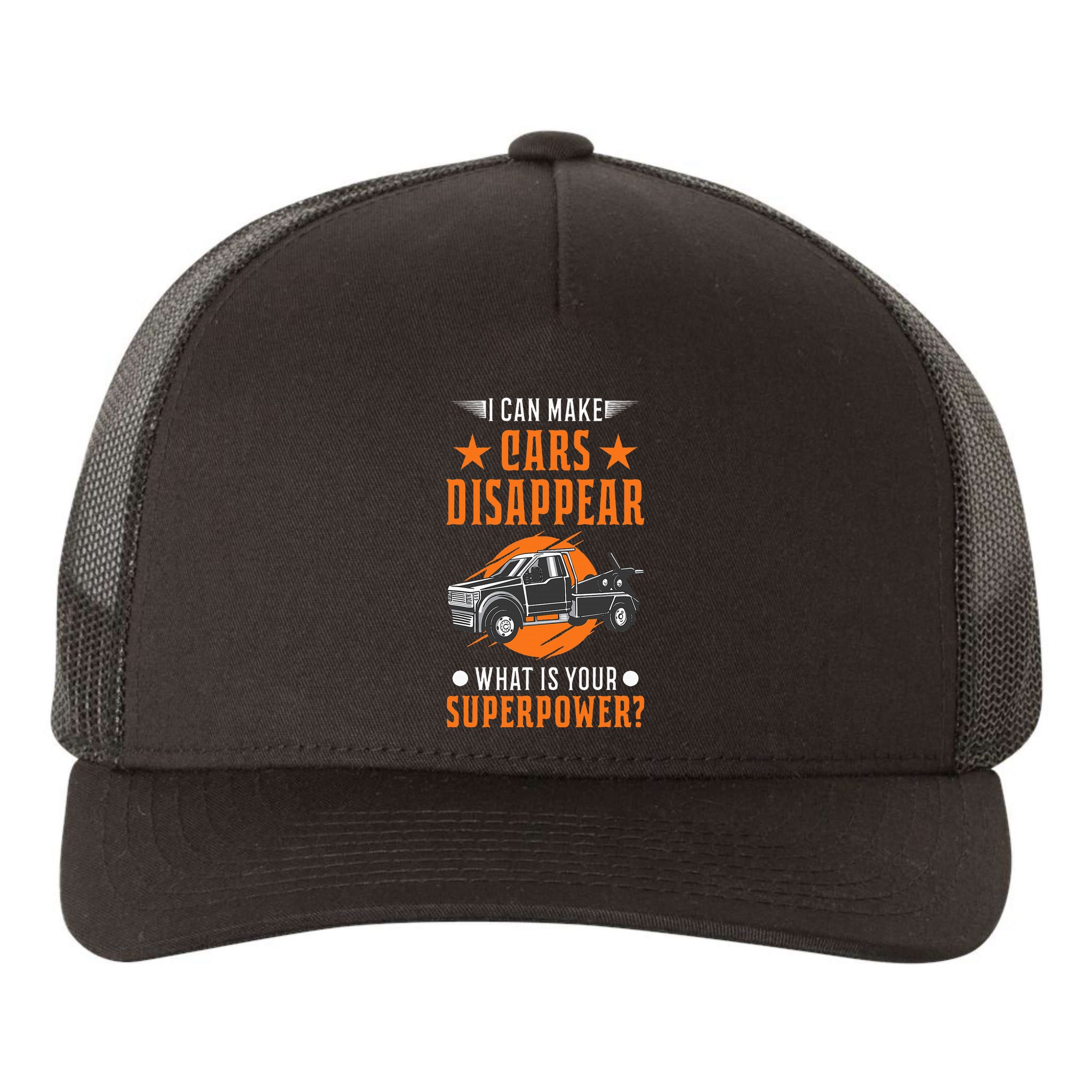 Towing Service Super Power Tow Truck Yupoong Adult 5-Panel Trucker Hat