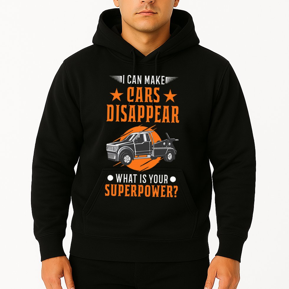 Towing Service Super Power Tow Truck Hoodie