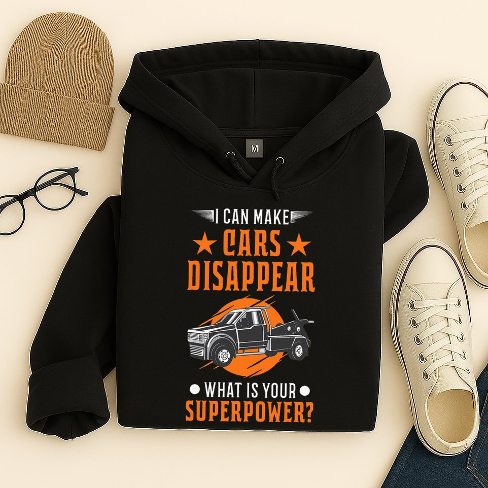 Towing Service Super Power Tow Truck Hoodie