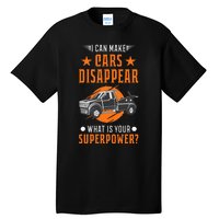 Towing Service Super Power Tow Truck Tall T-Shirt