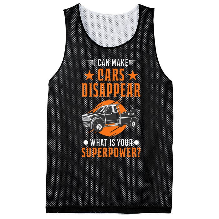 Towing Service Super Power Tow Truck Mesh Reversible Basketball Jersey Tank