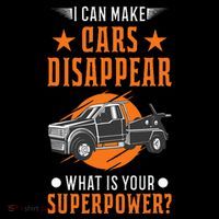 Towing Service Super Power Tow Truck Magnet