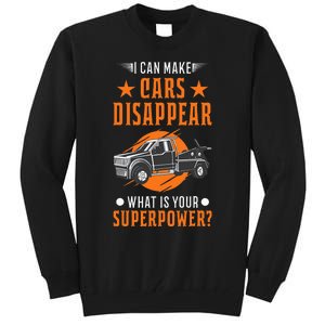 Towing Service Super Power Tow Truck Tall Sweatshirt