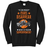 Towing Service Super Power Tow Truck Tall Sweatshirt