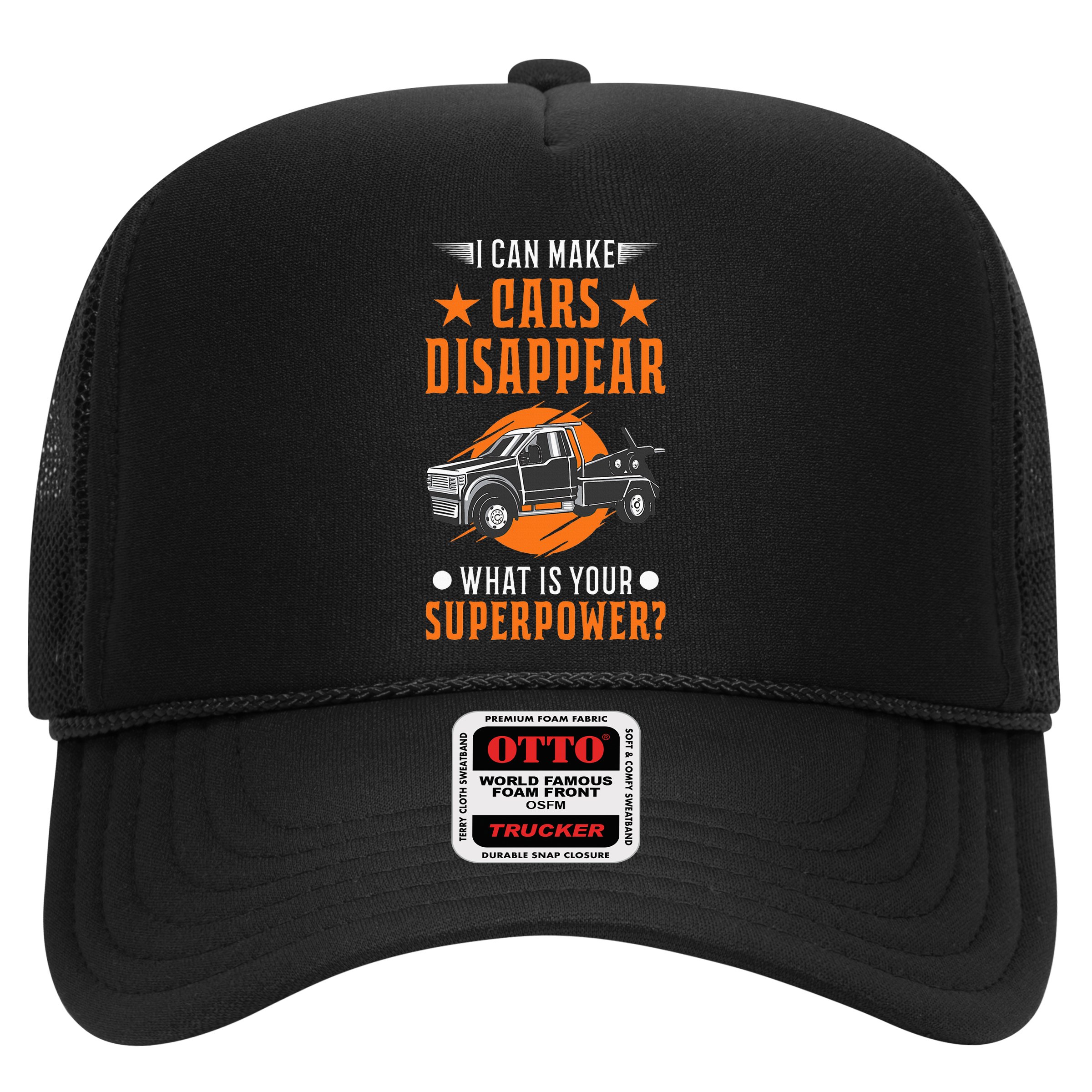 Towing Service Super Power Tow Truck Hat