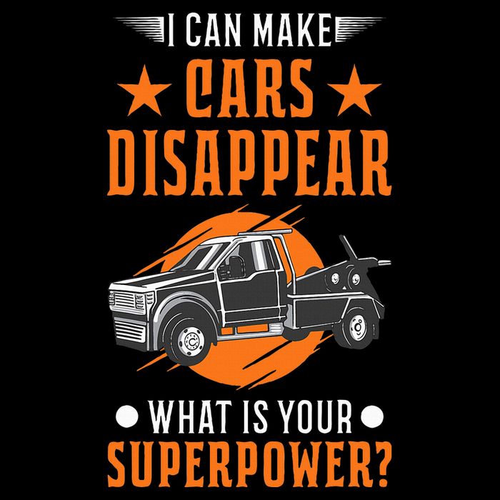 Towing Service Super Power Tow Truck Zip Tote Bag