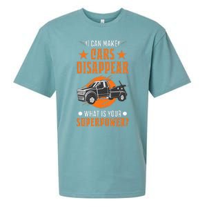 Towing Service Super Power Tow Truck Sueded Cloud Jersey T-Shirt