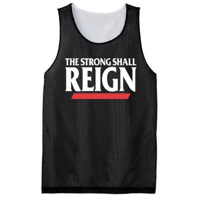 The Strong Shall Reign Mesh Reversible Basketball Jersey Tank