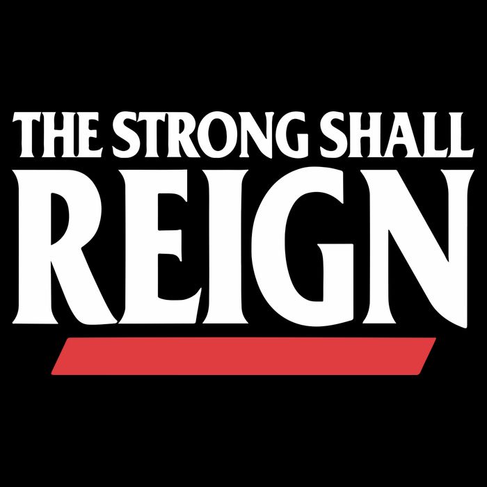 The Strong Shall Reign Cropped Pullover Crew