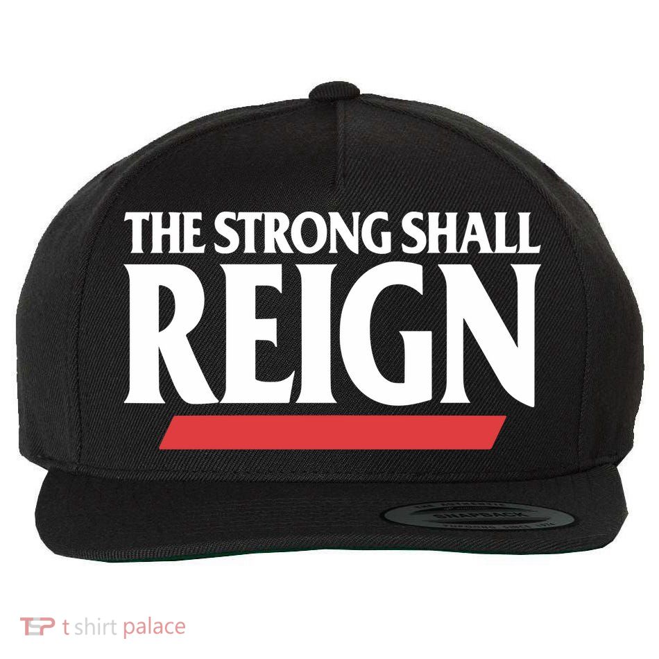The Strong Shall Reign Wool Snapback Cap