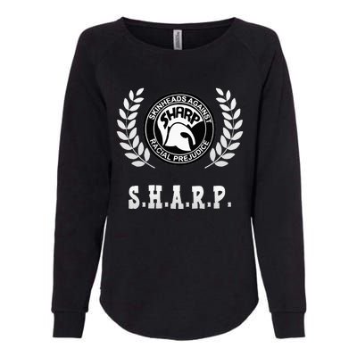 Traditional Skinhead S.H.A.R.P Oi Ska Skinheadsharp Womens California Wash Sweatshirt