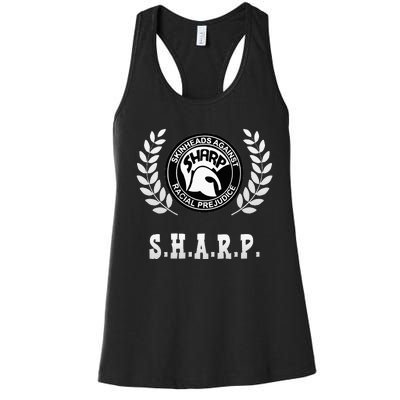 Traditional Skinhead S.H.A.R.P Oi Ska Skinheadsharp Women's Racerback Tank