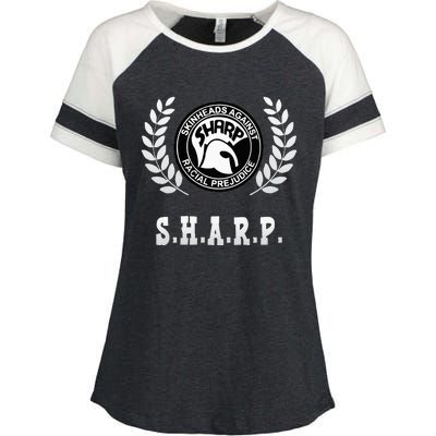 Traditional Skinhead S.H.A.R.P Oi Ska Skinheadsharp Enza Ladies Jersey Colorblock Tee