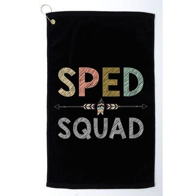 Team Sped Squad Teacher Special Ed Special Education Gift Golf Towel