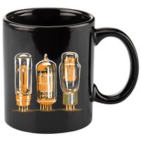 Throwback Style Stereo Amplifier Vacuum Tubes 11oz C Handle Ceramic Mug