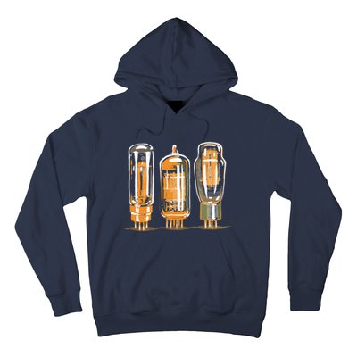 Throwback Style Stereo Amplifier Vacuum Tubes Hoodie