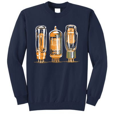 Throwback Style Stereo Amplifier Vacuum Tubes Tall Sweatshirt