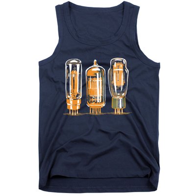 Throwback Style Stereo Amplifier Vacuum Tubes Tank Top