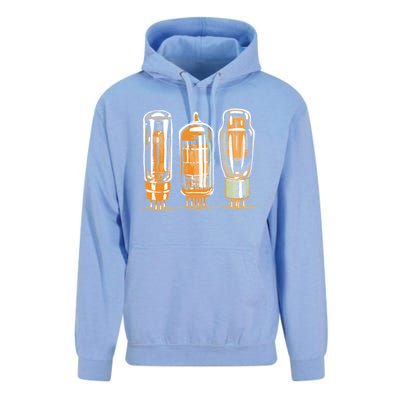 Throwback Style Stereo Amplifier Vacuum Tubes Unisex Surf Hoodie