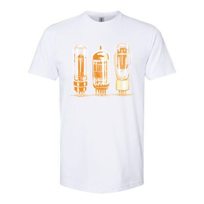 Throwback Style Stereo Amplifier Vacuum Tubes Softstyle® CVC T-Shirt