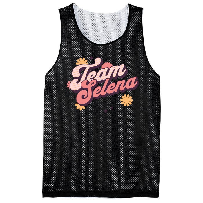 Team Selena Support Selena Mesh Reversible Basketball Jersey Tank