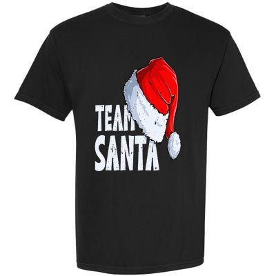 Team Santa Squad Santa hat Merry Christmas Xmas Garment-Dyed Heavyweight T-Shirt