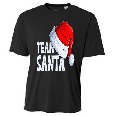 Team Santa Squad Santa hat Merry Christmas Xmas Cooling Performance Crew T-Shirt