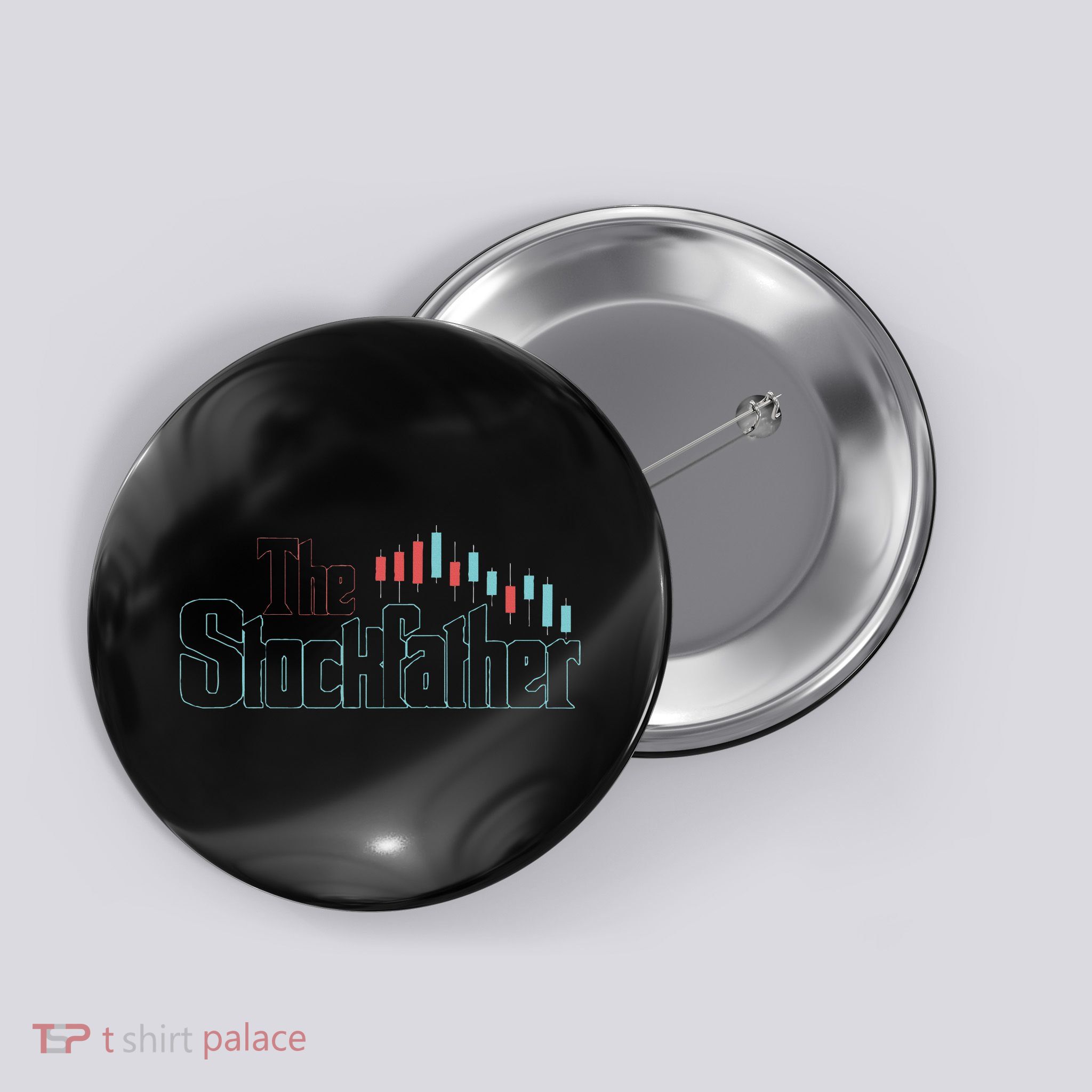 The Stockfather Stock Market Trader Investing Investor Button