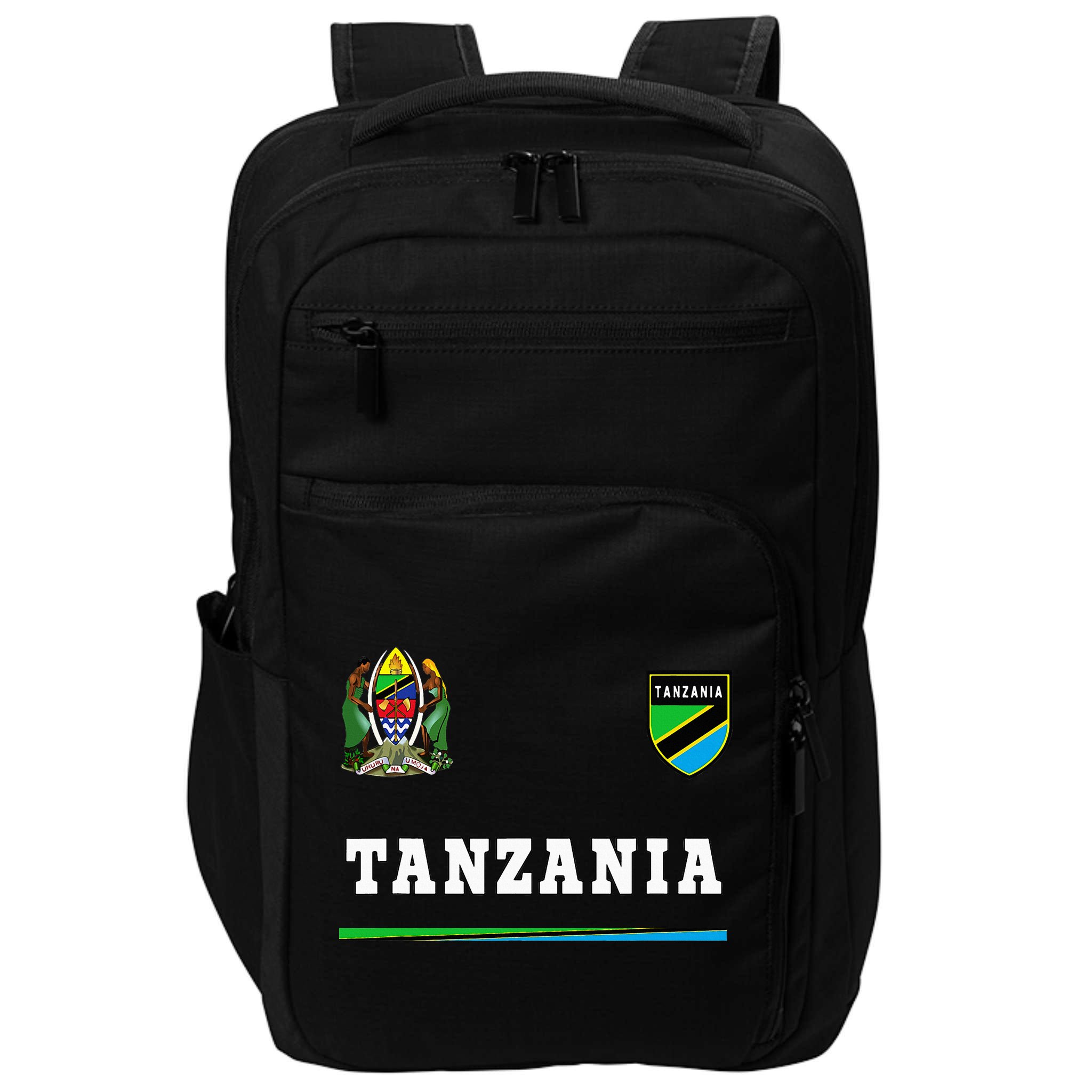 Tanzania Sport Soccer Jersey Flag Football Impact Tech Backpack