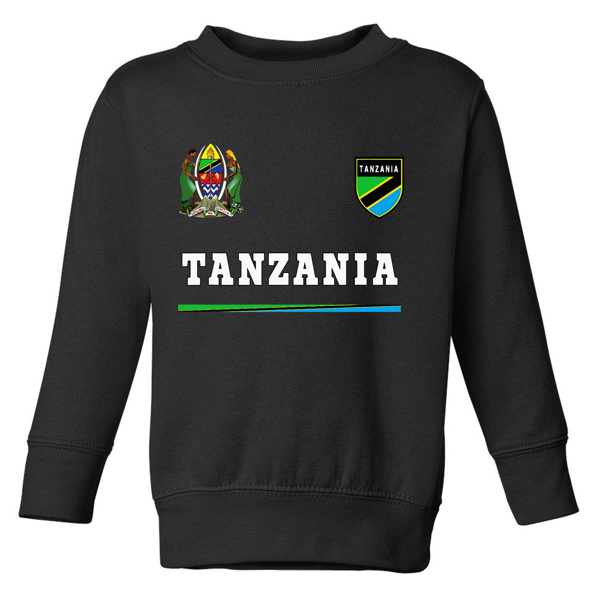 Tanzania Sport Soccer Jersey Flag Football Toddler Sweatshirt