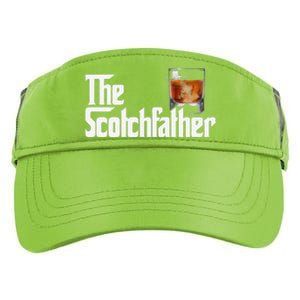 The Scotchfather Scotch Father Dad Fathers Day Drinking Adult Drive Performance Visor