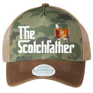 The Scotchfather Scotch Father Dad Fathers Day Drinking Legacy Tie Dye Trucker Hat