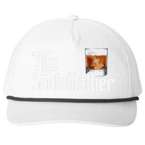 The Scotchfather Scotch Father Dad Fathers Day Drinking Snapback Five-Panel Rope Hat