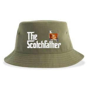 The Scotchfather Scotch Father Dad Fathers Day Drinking Sustainable Bucket Hat