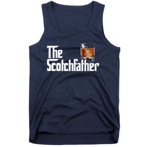 The Scotchfather Scotch Father Dad Fathers Day Drinking Tank Top