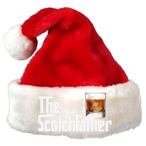 The Scotchfather Scotch Father Dad Fathers Day Drinking Premium Christmas Santa Hat