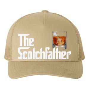 The Scotchfather Scotch Father Dad Fathers Day Drinking Yupoong Adult 5-Panel Trucker Hat