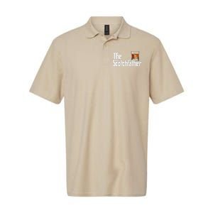 The Scotchfather Scotch Father Dad Fathers Day Drinking Softstyle Adult Sport Polo