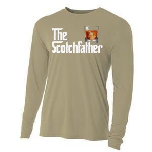 The Scotchfather Scotch Father Dad Fathers Day Drinking Cooling Performance Long Sleeve Crew