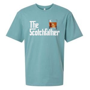 The Scotchfather Scotch Father Dad Fathers Day Drinking Sueded Cloud Jersey T-Shirt