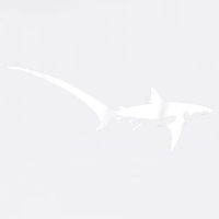 Thresher Shark Silhouette Simple Shark Design Garment-Dyed Sweatshirt