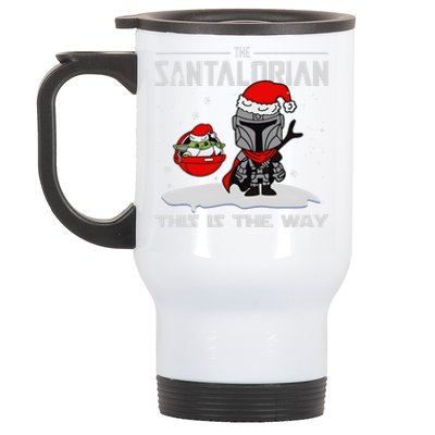 The Santalorian Star Christmas Wars Stainless Steel Travel Mug