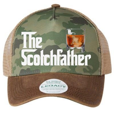 The Scotchfather Scotch Father Dad Fathers Day Drinking Legacy Tie Dye Trucker Hat